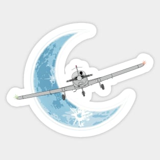 Piper Warrior Moon Sticker